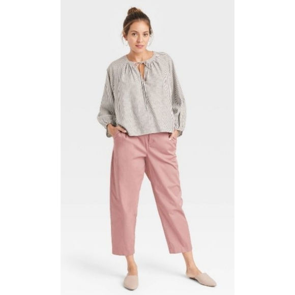 NEW A New Day Raglan Long Sleeve Tie-Front Top - Picture 5 of 14